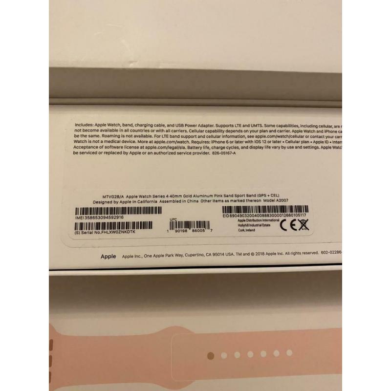 Apple Watch series 4 40mm