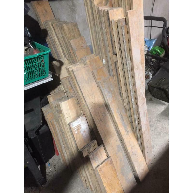Solid oak reclaimed t&g flooring boards 10m2