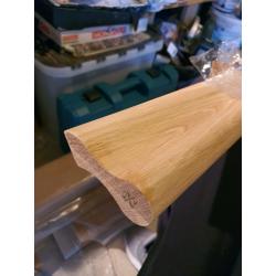 American white oak pigs ear moulded handrail