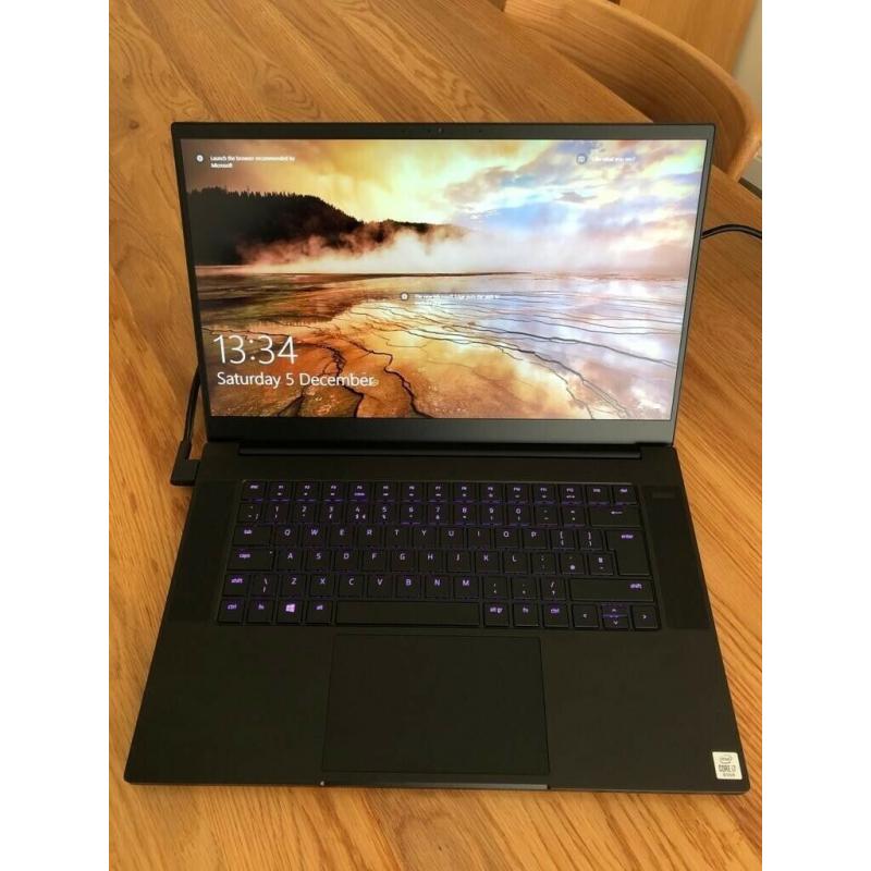 Razer Blade 15 Base 2020: RTX 2060 Max-Q FHD-144Hz i7-10750H 16GB RAM 512GB SSD