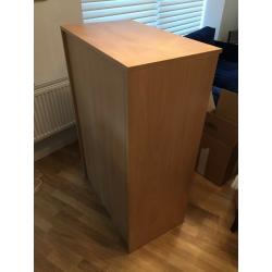 Chest of drawers with 4 extra deep drawers
