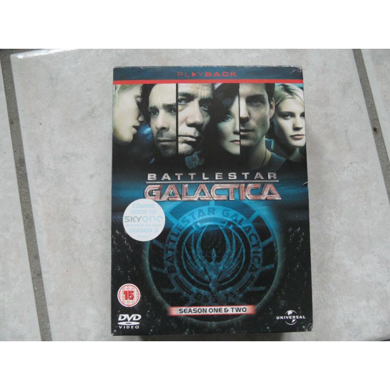 Battlestar Galactica season 1&2 boxset never played