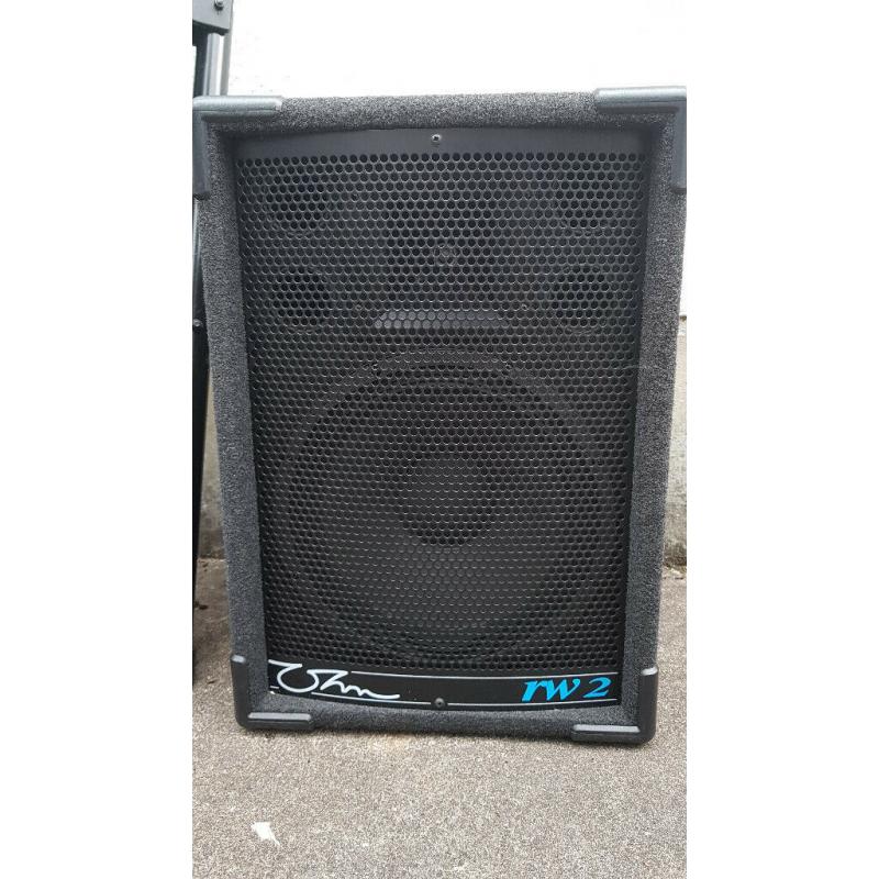 OHM RW2 200W - Loudspeakers & Stagg Stands (pair).
