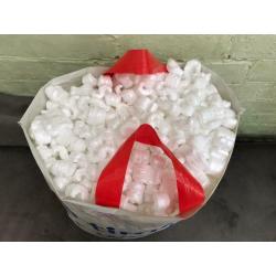 Polystyrene foam packing peanuts