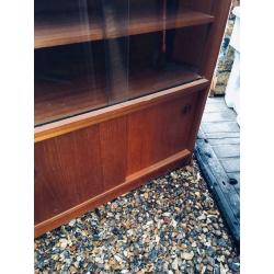 Retro glazed bookcase