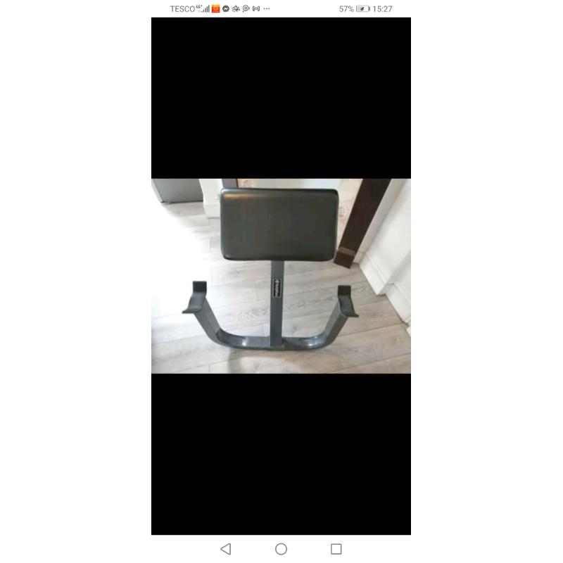 Bodymax bicep solid preacher no weights gym