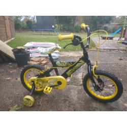 Bike with stabilisers