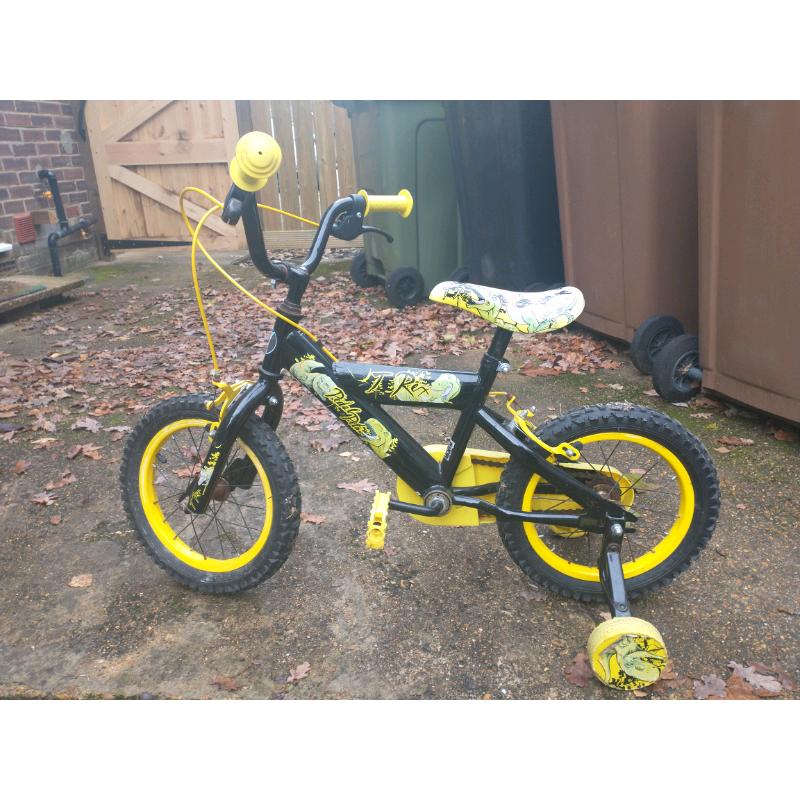 Bike with stabilisers
