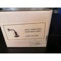 Arte 3 mode fixed shower head