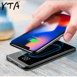 Qi Wireless 30000mah Power Bank Wireless Charger For iPhone Samsung