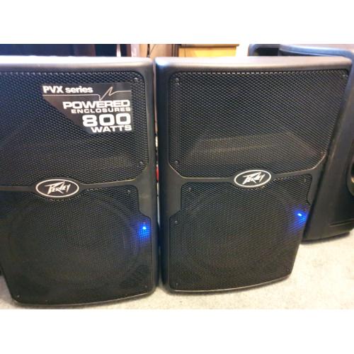 Peavey pvxp 12s active speakers pair x2