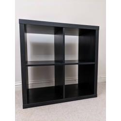 Shelving unit, black brown (KALLAX IKEA) 77 x 77 cms