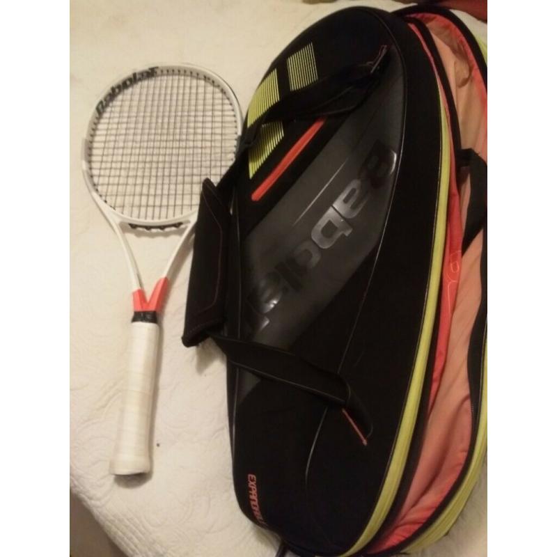 Babolat pure strike and bag for sale