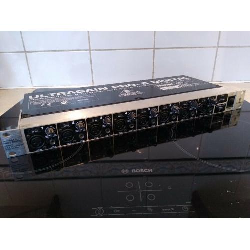 Behringer ADA-8000 8-channel Preamp & A-D/D-A Converter