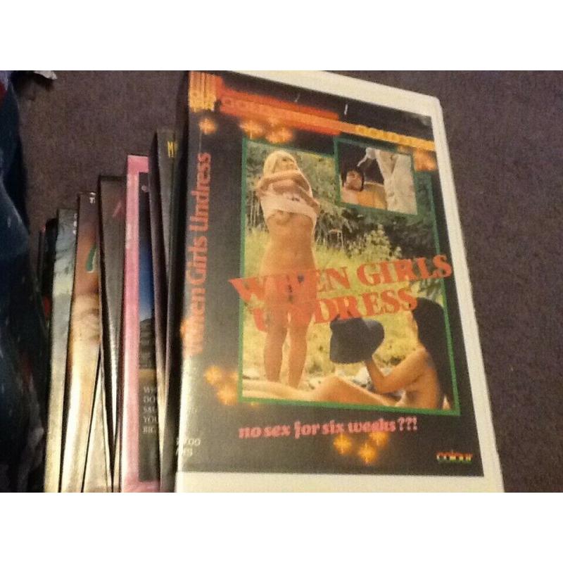 VHS Videos from 1970s /80s