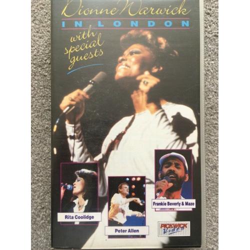 DIONNE WARWICK IN LONDON (VHS TAPE)