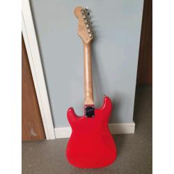 Guitar squier mini stratocaster travel guitar, kids guitar 3/4.