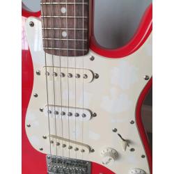 Guitar squier mini stratocaster travel guitar, kids guitar 3/4.
