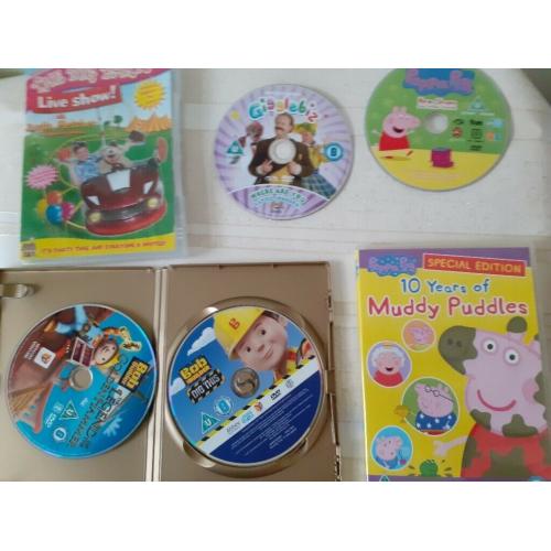 4 childrens dvd's