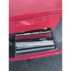 Filing cabinet with hanging files