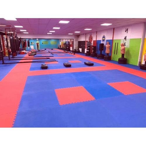 25pcs 40mm Jigsaw Mats Red/Blue Martial Arts, BJJ, MMA, Judo, Fitness 1m2 Medium Density Brand New