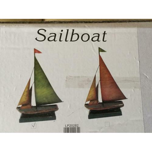 Handmade metal sailing ships -New