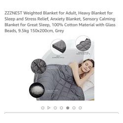 Weighted gravity blanket double
