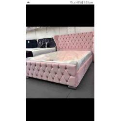 Wing back beds on sale