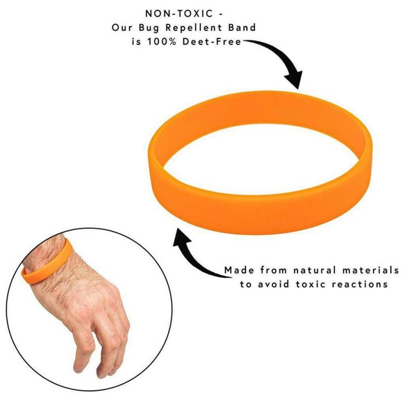 Gone Travelling Mosquito Repellent Bracelet Band, Green, Weight: approx. 6g