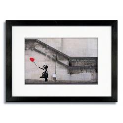 Banksy Poster Balloon Girl There is Always Hope Street Art A2 Paper Laminated Encapsulated Graffiti