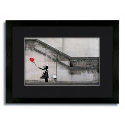 Banksy Poster Balloon Girl There is Always Hope Street Art A2 Paper Laminated Encapsulated Graffiti