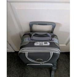 David Jolly branded - small carry on suitcase -Like new - used once with lock on top.