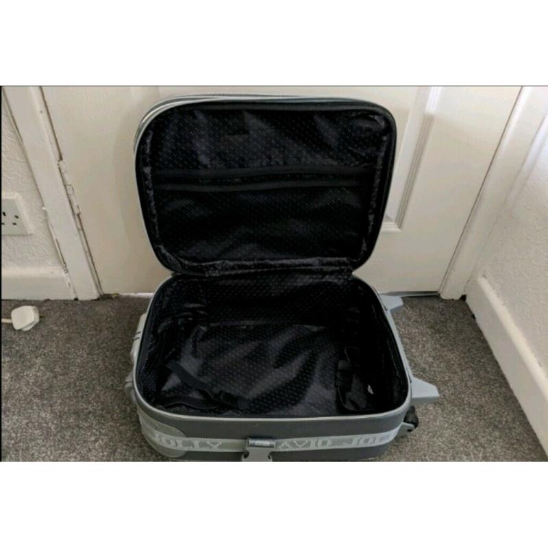 David Jolly branded - small carry on suitcase -Like new - used once with lock on top.