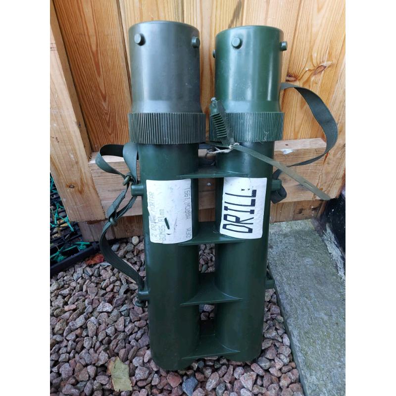 Military mortar drill case survival kit