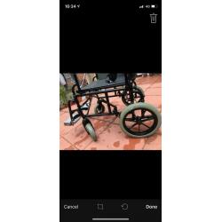 Wheelchair eco folding