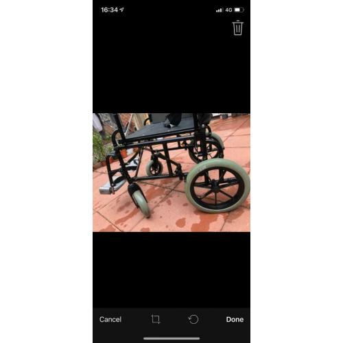 Wheelchair eco folding