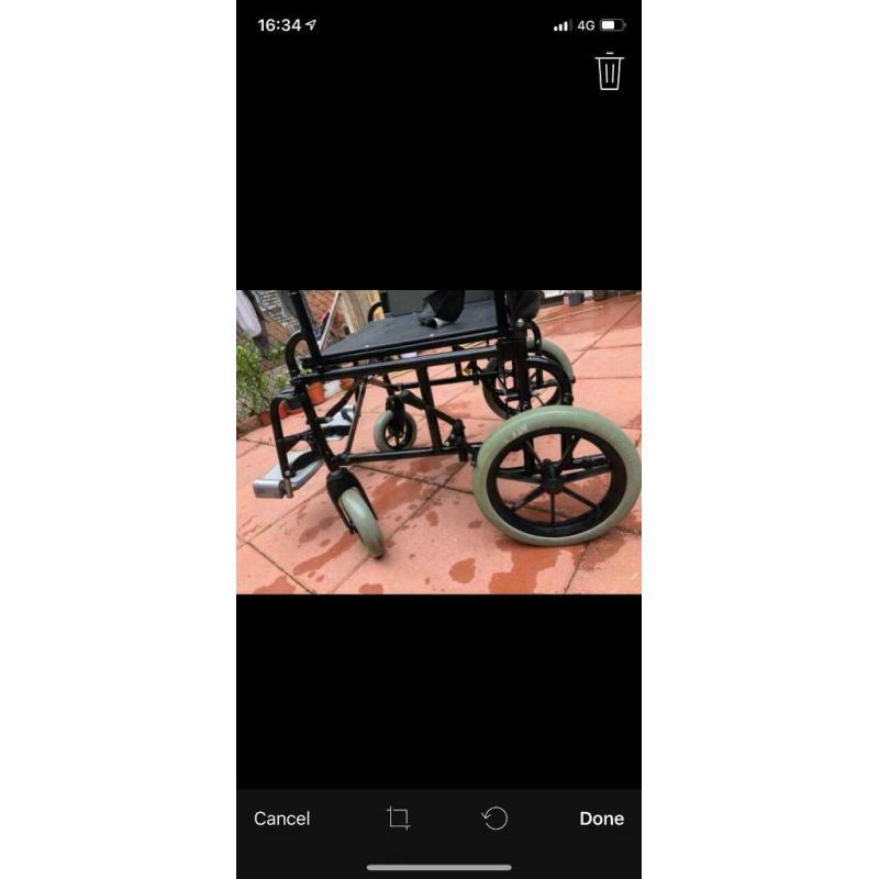 Wheelchair eco folding