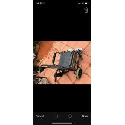 Wheelchair eco folding