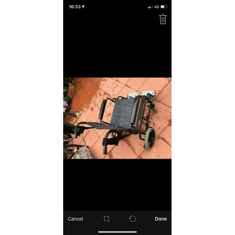 Wheelchair eco folding