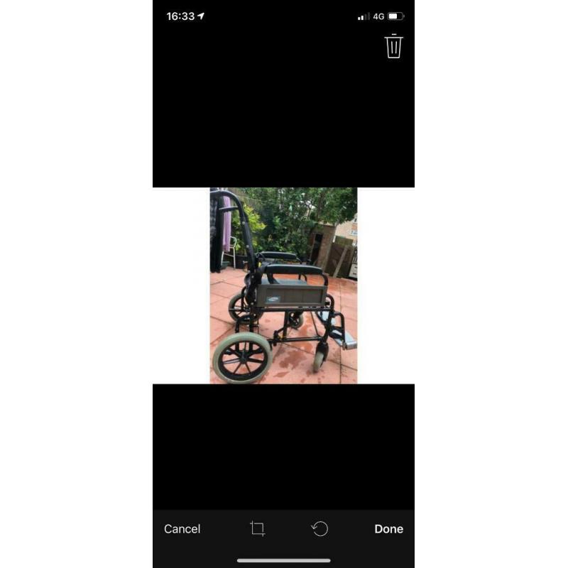 Wheelchair eco folding