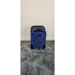 Large check-in suitcase.