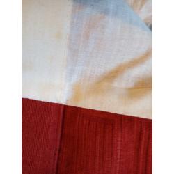 A pair of velour curtains.