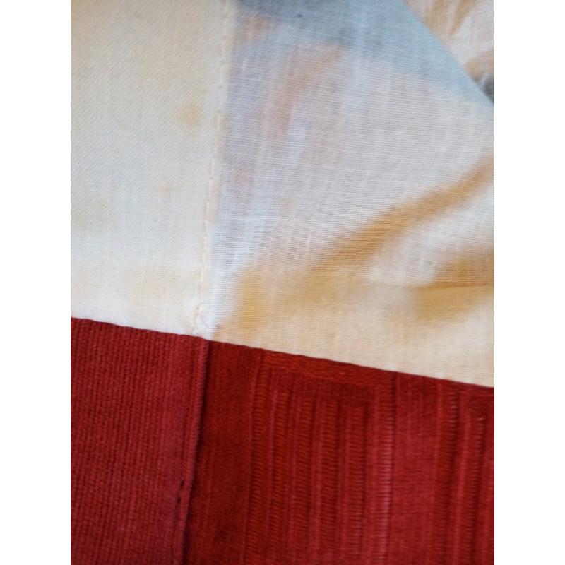 A pair of velour curtains.
