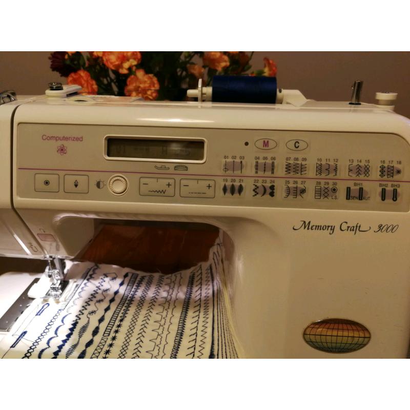 Janome computerised sewing machine