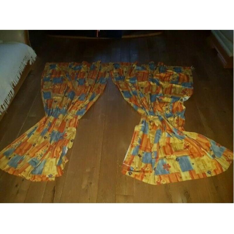 Country Style Curtains 62.75 x 69.75