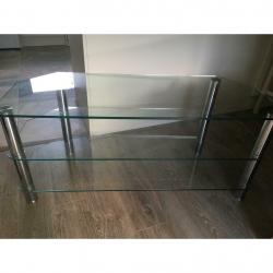 Free - Glass TV Stand - Heavy