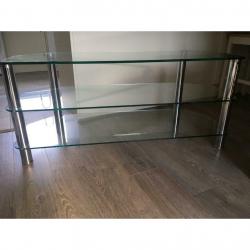 Free - Glass TV Stand - Heavy
