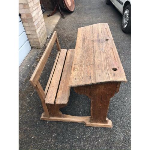 Vintage French school desk