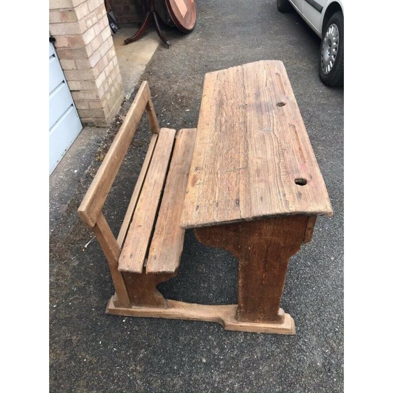 Vintage French school desk