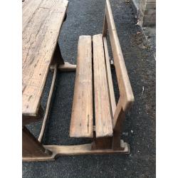 Vintage French school desk